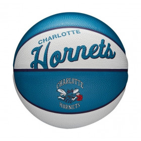 Mini Ballon de Basketball NBA Charlotte Hornets Wilson Team Retro Exterieur