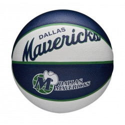 Mini Ballon de Basketball NBA Dallas Mavericks Wilson Team Retro Exterieur