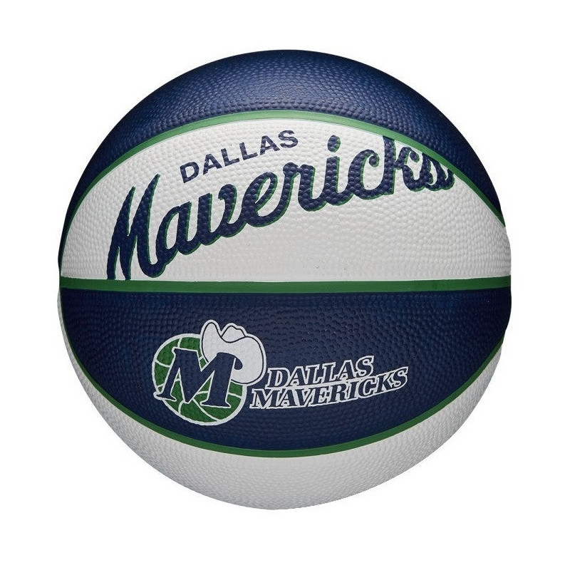 Wilson NBA Team Retro Dallas Mavericks Outdoor Mini Basketball