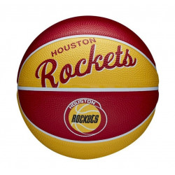 Mini Ballon de Basketball NBA Houston Rockets Wilson Team Retro Exterieur