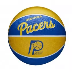 Mini Ballon de Basketball NBA Indiana Pacers Wilson Team Retro Exterieur