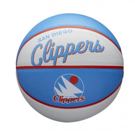 Mini Ballon de Basketball NBA San Diego Clippers Wilson Team Retro Exterieur