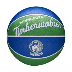 Mini Ballon de Basketball NBA Minnesota Timberwolves Wilson Team Retro Exterieur
