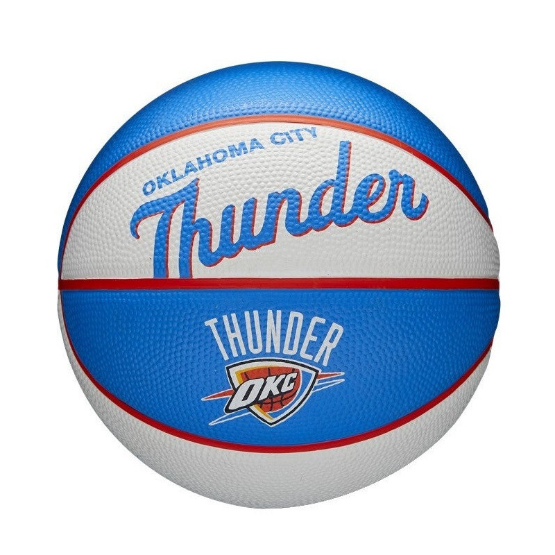 Mini Ballon de Basketball NBA Oklahoma city thunder Wilson Team Retro Exterieur