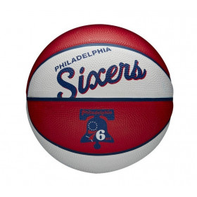 Mini Pelota de baloncesto NBA Philadelphia 76ers Wilson Team Retro Exterior