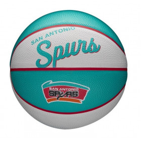 Mini Ballon de Basketball NBA San Antonio Spurs Wilson Team Retro Exterieur