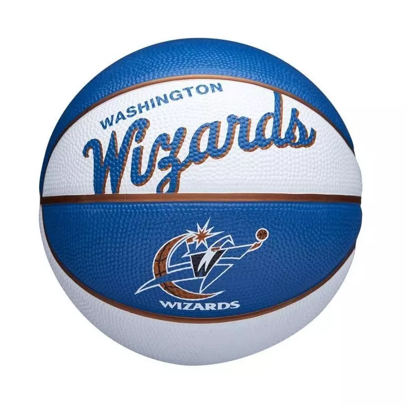 Mini Ballon de Basketball NBA Washington Wizards Wilson Team Retro Exterieur