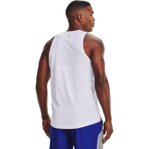 Men's Under Armour Curry Performance Tank White