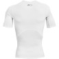 T-shirt de compression à manche courte Under Armour HeatGear Blanc pour homme T-shirt de compression à manche courte Under Armour HeatGear Blanc pour homme