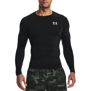 T-shirt de compresión Mangas largas Under Armour Heatgear negro