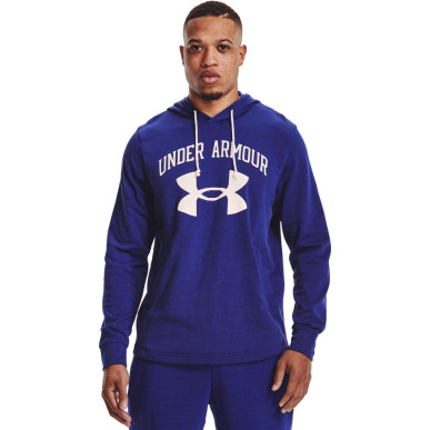 Men's Under armour Rival Terry Big Logo Hoodie Royal