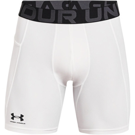 Short de compression Under Armour Heatgear Blanco para hombre