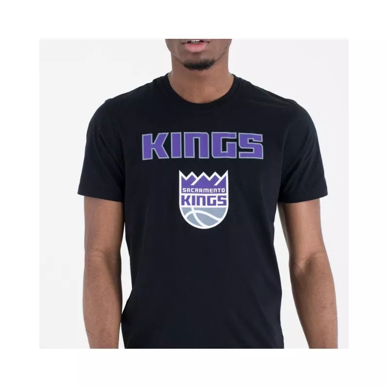 T-shirt NBA Sacramento Kings New Era Team logo Negro