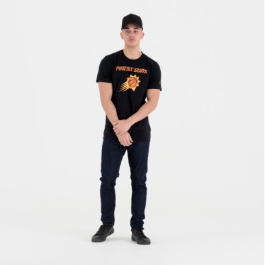 Men's New Era Team logo T-shirt NBA Phoenix suns Black