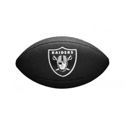 Mini Ballon de Football Américain Wilson Soft touch NFL team logo Las Vegas Raiders Noir