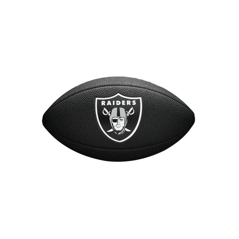 Wilson NFL Soft touch team logo Mini Ball Las Vegas Raiders black