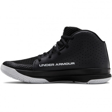 Chaussure de Basket Under Armour Jet Mid 2019 Noir pour junior
