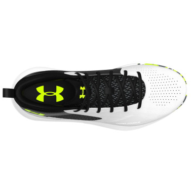Chaussure de Basketball Under Armour Lockdown 5 Blanc pour enfant