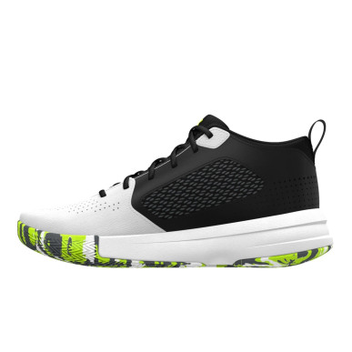 Zapatos de baloncesto Under Armour Lockdown 5 Blanco Para nino