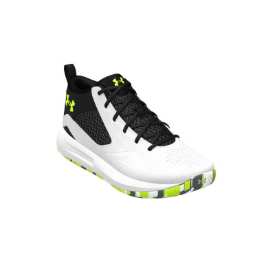 Zapatos de baloncesto Under Armour Lockdown 5 Blanco Para nino