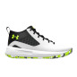 Zapatos de baloncesto Under Armour Lockdown 5 Blanco Para nino