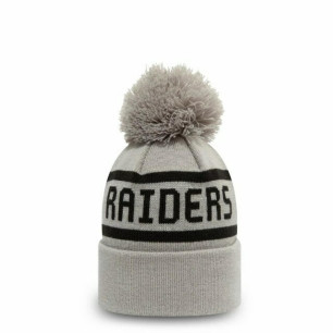 Bonnet NFL Oakland Raiders New Era Jake Cuff Gris pour enfant