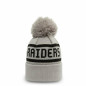 Kid's New Era Jake Cuff Knit NFL Oakland Raiders Grey