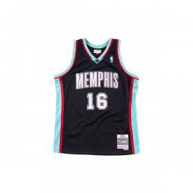 Camiseta NBA Pao Gasol Memphis Grizzlies 2001-02 Mitchell & ness Hardwood classic Negro