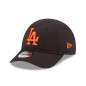 Gorra MLB Los Angeles Dodgers New Era League Essential 9Forty Negro para nino
