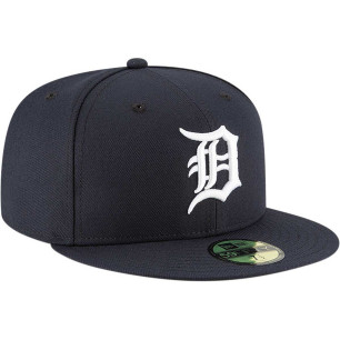 Men's New Era Authentic On Field Game 59FIFTY Cap MLB Detroit Tigers navy