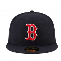 Casquette MLB Boston Red Sox New Era authentic performance 59fifty Bleu marine