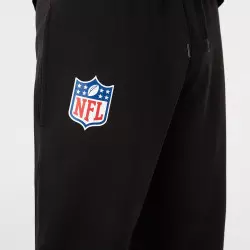 Pantalones NFL New Era Shield Logo Jogger Negro para hombre