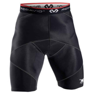 Mcdavid Cross Compression Shorts With Hip Spica Black