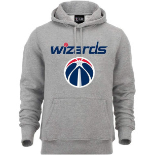 Sweat Capuche NBA Washington Wizards New Era Gris pour Homme