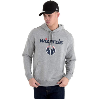 Men's New Era NBA Logo Hoodie Washington Wizards Grey