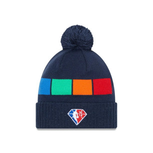 Bonnet NBA Philadelphia 76ers New Era City Edition 2021 Bleu marine