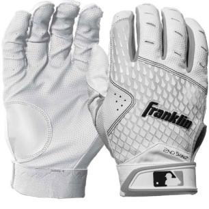 Gants de Batting Franklin 2ND Skinz Blanc