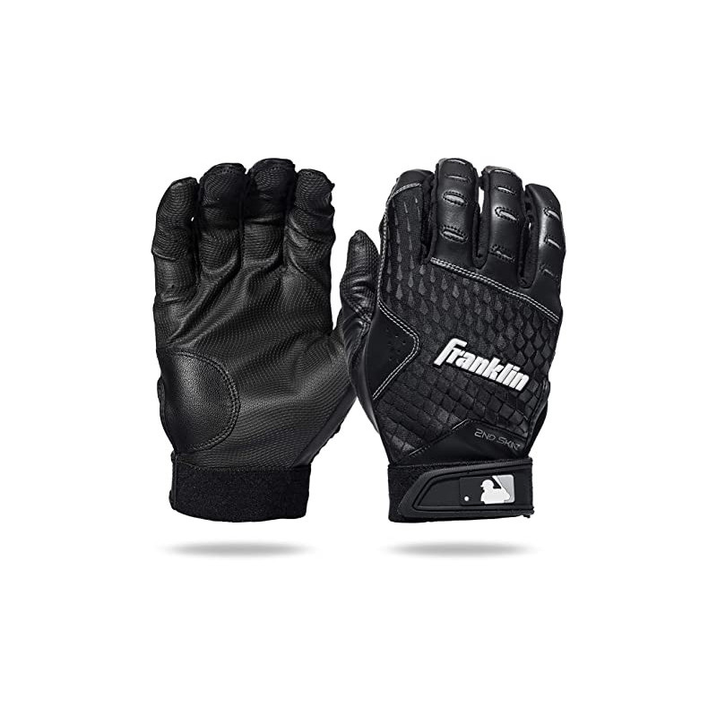 Men's Batting glove Franklin 2ND Skinz Black