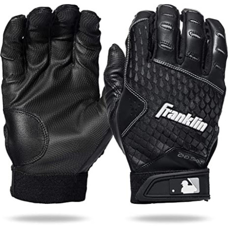 Men's Batting glove Franklin 2ND Skinz Black