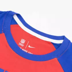 T-shirt Manches longues NFL New England Patriots Nike LS Raglan Rouge pour homme