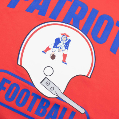Men's Nike Longsleeve Shirt Raglan NFL New England Patriots Red