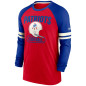 T-shirt Manches longues NFL New England Patriots Nike LS Raglan Rouge pour homme