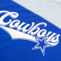 T-shirt mangas largas NFL Dallas Cowboys Nike LS Raglan Fashion Azul para Mujer