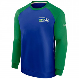 Sweat NFL Seattle Seahawks Nike Dri-Fit Raglan bleu
