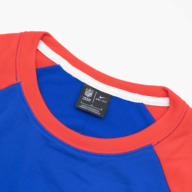 Sweat NFL New England Patriots Nike Dri-Fit Raglan bleu