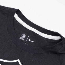T-shirt NFL Las Vegas Raiders Nike Impact Tri-Blend Negro para hombre