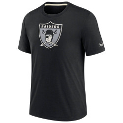 T-shirt NFL Las Vegas Raiders Nike Impact Tri-Blend Negro para hombre