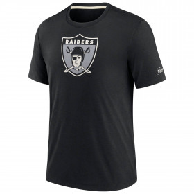 T-shirt NFL Las Vegas Raiders Nike Impact Tri-Blend Noir pour homme