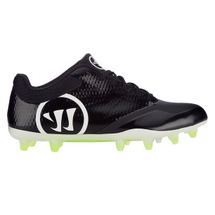 Warrior Burn 9 Low American Football Cleats Black
