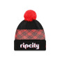 New Era City Edition 2021 Knit NBA Portland Trail blazers Black